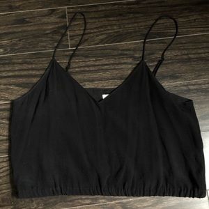 Wilfred black cropped cami